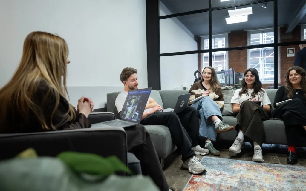 The Unit in house marketing team